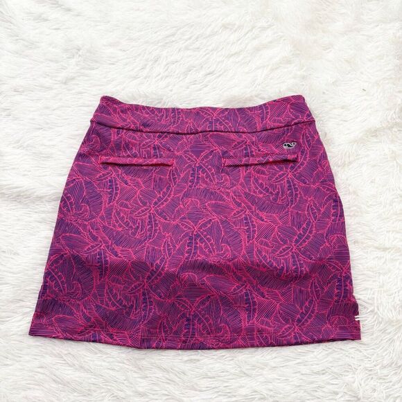 Women Vineyards Vines Linear Tropic Golf Skort Pink and Purple Extra Small - Picture 7 of 8